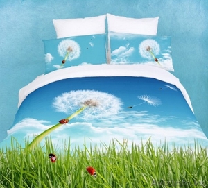 Семейные комплекты постельного белья 3D по 15000 тенге.  #1165087