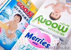 Подгузники Moony и Merries #1169011