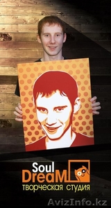 Портрет Поп-Арт,  шаржи,  классический портрет по фото #1156016