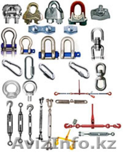 Такелаж-коуши, зажимы,  талрепы, стропы, удавки #1180362