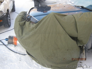 Отогрев авто тепловой пушкой,  запуск двигателя,  просушка свечей. Астана.Пригород #1177159