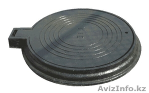 Люк  чугунный телефонный ГТС тип «Л»  с шарниром ГОСТ 8591-76 #1179749