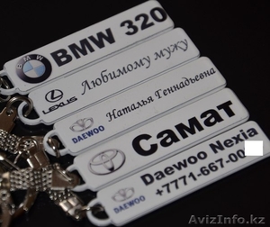 Гос.номер авто в виде брелка #1170896