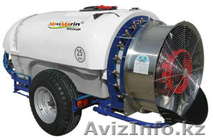 Опрыскиватель садовый прицепной вентиляторный #1196340