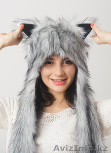 Зверошапки (шапки с ушками) пр- во Россия #1189819