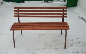 Скамейка садово-парковая со спинкой #1202152