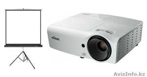 Аренда проектора и экрана на треноге Алматы #1206802
