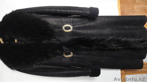 Женская Дубленка из натуральной кожи,  отличное состояние #1200419