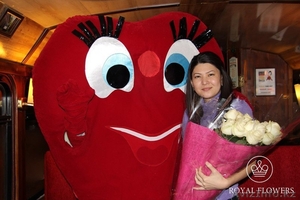 Royal Flowers предлагает услугу сердце-курьера  #1201532