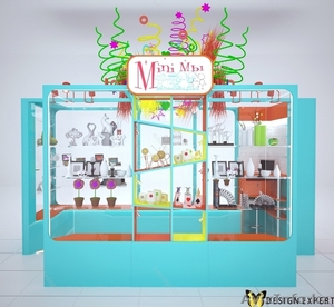 Дизайн интерьер торгового Киоска - от компании Design Expert. #1174855