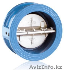 Клапаны обратные двухстворчатые межфланцевые чугунные «Хлопушка» (РУ-10) #1216213