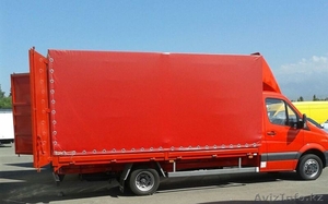 Грузоперевозки Mercedes Sprinter 23 куба 4, 3 длина тент #1215923