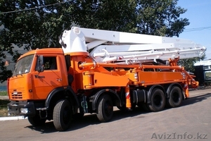 Автобетононасос 37 метров на шасси КАМАЗ 6520 #1214349