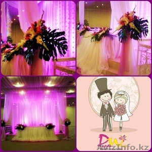 СВАДЕБНОЕ ОФОРМЛЕНИЕ АЛМАТЫ  #1215689