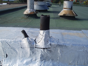 Ремонт мягкой кровли кровельным материалом Ризолин  #1224670