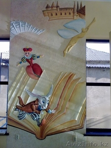 Барельефы и роспись стен.  #1237936