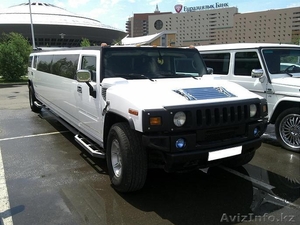Лимузин Hummer H2 для свадьбы. Астана. #1229324