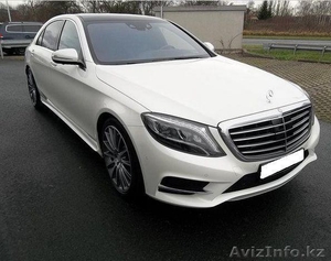 Столичный уровень Mercedes-Benz S-class W222 в аренду в Астане. #1232540