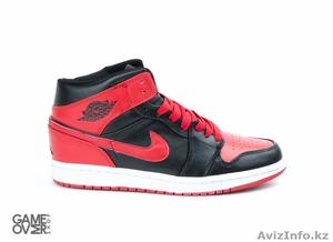  Nike Air Jordan Retro 1 Black/Red #1243371