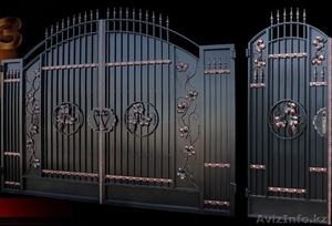 Металлические ворота 