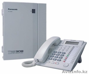 Мини АТС Panasonic аналоговая kx-TEB308 на 3 внешних 8 внутренних абонента #1230829