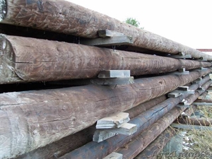 Столбы ЛЭП и связи ГОСТ,  шпалы,  доски и брусья #1253652