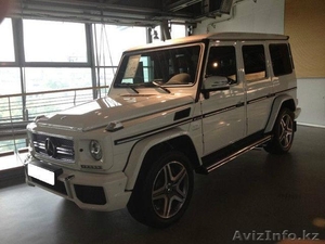 Кортеж из MB G-class G63 AMG и лимузины в городе Астана. #1243928
