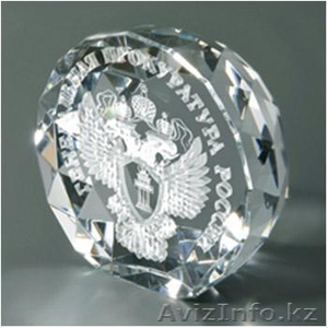 сувениры с трехмерным изображением визитки или логотипа внутри оптического стекл #1248482