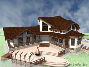 Готовые проекты  коттеджей. #1254233