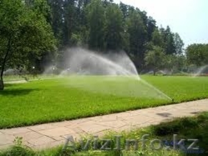 Автополив газона,  устройство газона,  монтаж полива,  ремонт полива,  стрижка газон #1253086
