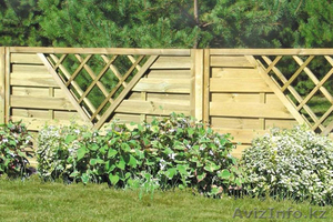 Деревянные заборы и ограждения #1235295