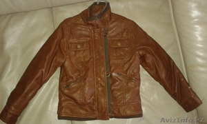 куртка кожанная на мальчика 4-6 лет #1261327