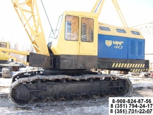 В продаже имеются гусеничные краны МКГ-25,  МКГ-25 БР,  МКГ-25.01,  МКГ-40. Кранам  #1259130