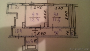 1 комнатная квартира в мкр Айнабулаке-4 #1269396