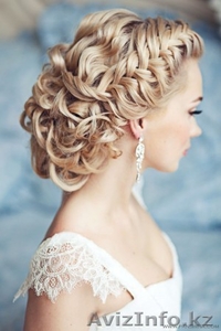 Вечерние и свадебные,  прически и макияж с выездом на дом 87759608888 Улжан #1261703