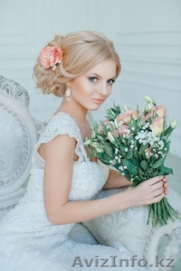 Свадебные прически и макияж с выездом на дом недорого 87759608888 #1261713