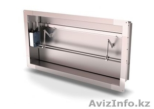 Прямоугольный противопожарный клапан KZO-1D-400X300-S220-V-K #1260222