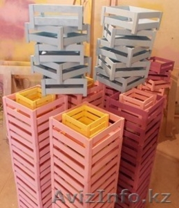 Декоративные деревянные ящики под подарки. Изготовление. #1258945