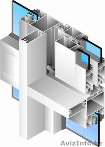РАЗДВИЖНЫЕ ОКНА И ДВЕРИ ХОЛОДНОЙ СЕРИИ ALUSTAR СЛАЙДИНГ КП45 #1263790