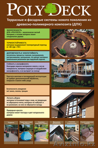 Террасные доски и стеновые панели из древесно-полимерного композита #1258504