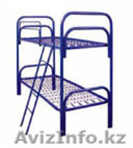 Кровати металлические для казарм,  кровати для рабочих,  кровати для подсобок. Опт #1275667