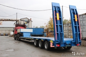 Раздвижной 3 оси с 1 поворотной осью 40т на рессоре #1273005