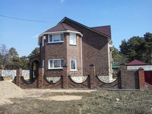 Кирпич облицовочный с фаской.  #1281493