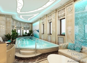 Дизайн дома Алматы,  Интерьер spa-зоны #1271560