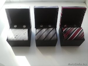Галстук и запонки новые #1280016
