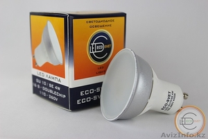 LED Светодиодная лампа GU10 4W 100-260V Eco-Svet #1277039