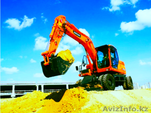 Аренда колесного мини экскаватора #1283378