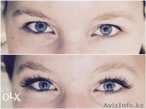 Профессиональное наращивание ресниц от 3000 тенге. Очень выгодное предложение! #1276377