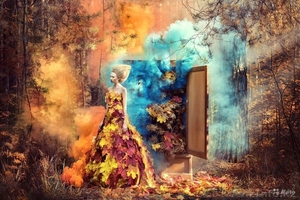 Цветной дым от cветового-огненного шоу Full Action #1288771