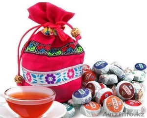 Элитный китайский чай Шу пуэр в мандарине и другие диетические чаи #1284875